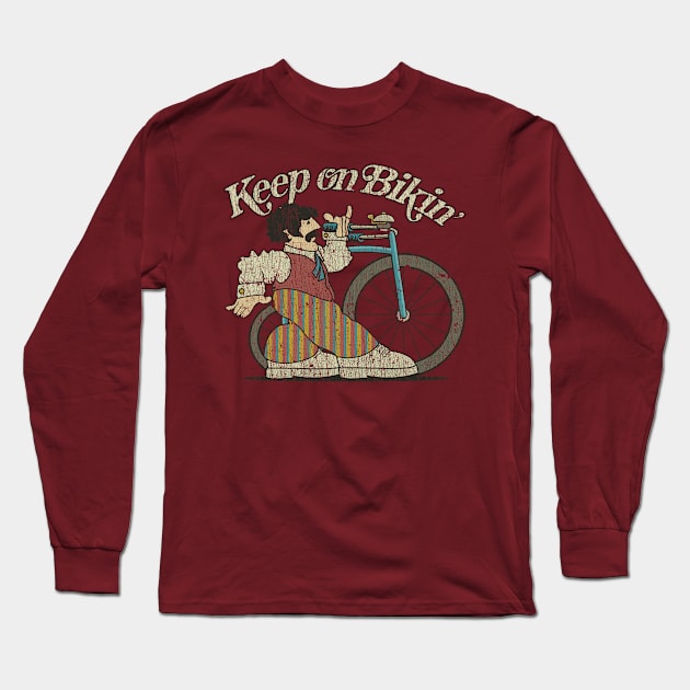 Keep on Bikin' 1971 Long Sleeve T-Shirt by JCD666